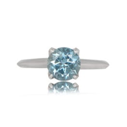 Aquamarine and Platinum Ring Westridge Ring