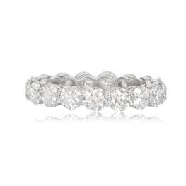 Old European Cut diamond Eternity Band Villanova Band