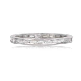 Diamond Eternity Band Meadville Band Top View