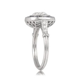 2.14ct Antique Cushion Cut Diamond Ring Capri Ring