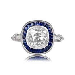 Antique Cushion Cut Diamond Ring Capri Ring 13246