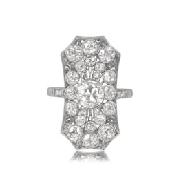 Antique Edwardian Ring Newfield Ring Top View