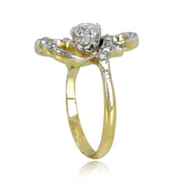 Platinum On 18k Yellow Gold Mounting Antique Ring TVS 13865-TVS-1000PX