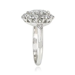 Old Mine Cut Diamond Cluster Ring - Tusten Ring 13995 TSV