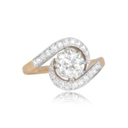 Mirage ring old European cut diamond ring 14130-TV-1000PX