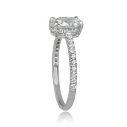 1.05ct Rose Cut Diamond Engagement Ring - Bellingham Ring 14158 TSV