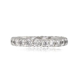 Vintage Shared Prong Diamond Eternity Band - Hillsdale Band 14211 TV
