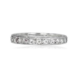 Diamond Eternity Band Bellerose Band Top View