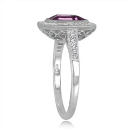 Odell ring pink sapphire emerald cut ring 14584-TSV-1000PX