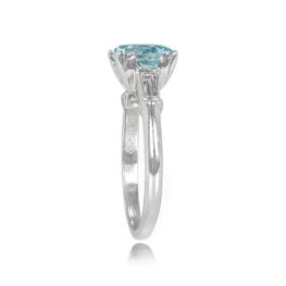 1.68ct Aquamarine and Diamond Engagement Ring - Mohegan Ring 14774 TSV