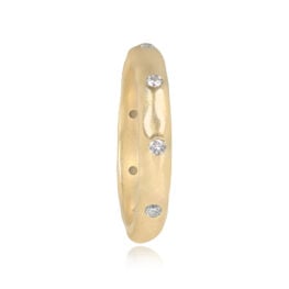 Round Brilliant Cut Diamond Gold Band - Rockwood Band 14794 TSV