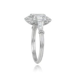 0.80ct Emerald Cut Diamond Engagement Ring - Midhust Ring 14831 TSV