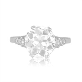 Top View Diamond Engagement Ring 15281