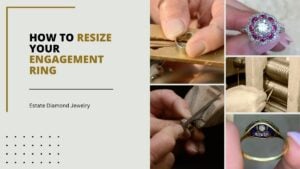 Featured Image of jewelers working on resizing engagement ring